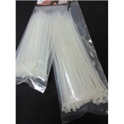 2 New packs of 100ea Cable/Zipties / 8 inch & 6 inch 100 per pack