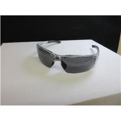 3 New Safety Glasses Grey with clear frame