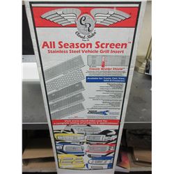 New Stainless Steel Winter grill cover for 2013-15 Dodge Ram 2500-3500