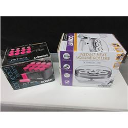 2 New sets of Rollers by Conair / Compact Rollers & Volume Rollers/jumbo
