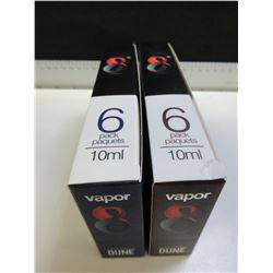 Vapor 8 E-Juice nicotine free / 6 - 10ml bottles  per case / 100% USA liquid