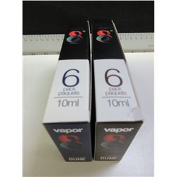 Vapor 8 E-Juice nicotine free / 6 - 10ml bottles  per case / 100% USA liquid