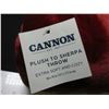 Image 2 : New Cannon Plush Sherpa Throw 50 x 70 / Extra soft and Cozy