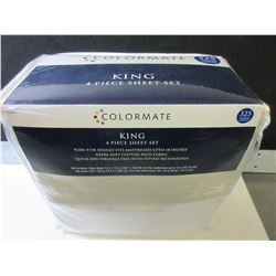 New KING size 4 piece Sheet Set extra soft wrinkle free