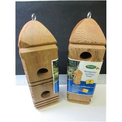 2 New Scotts Woodpecker Suetplug Bird Feeder