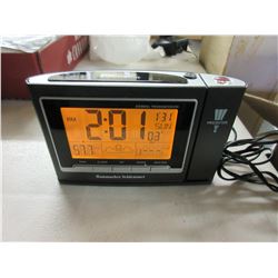 Wireless Temp Alarm Clock plus LED clock Projector on wall or ceiling