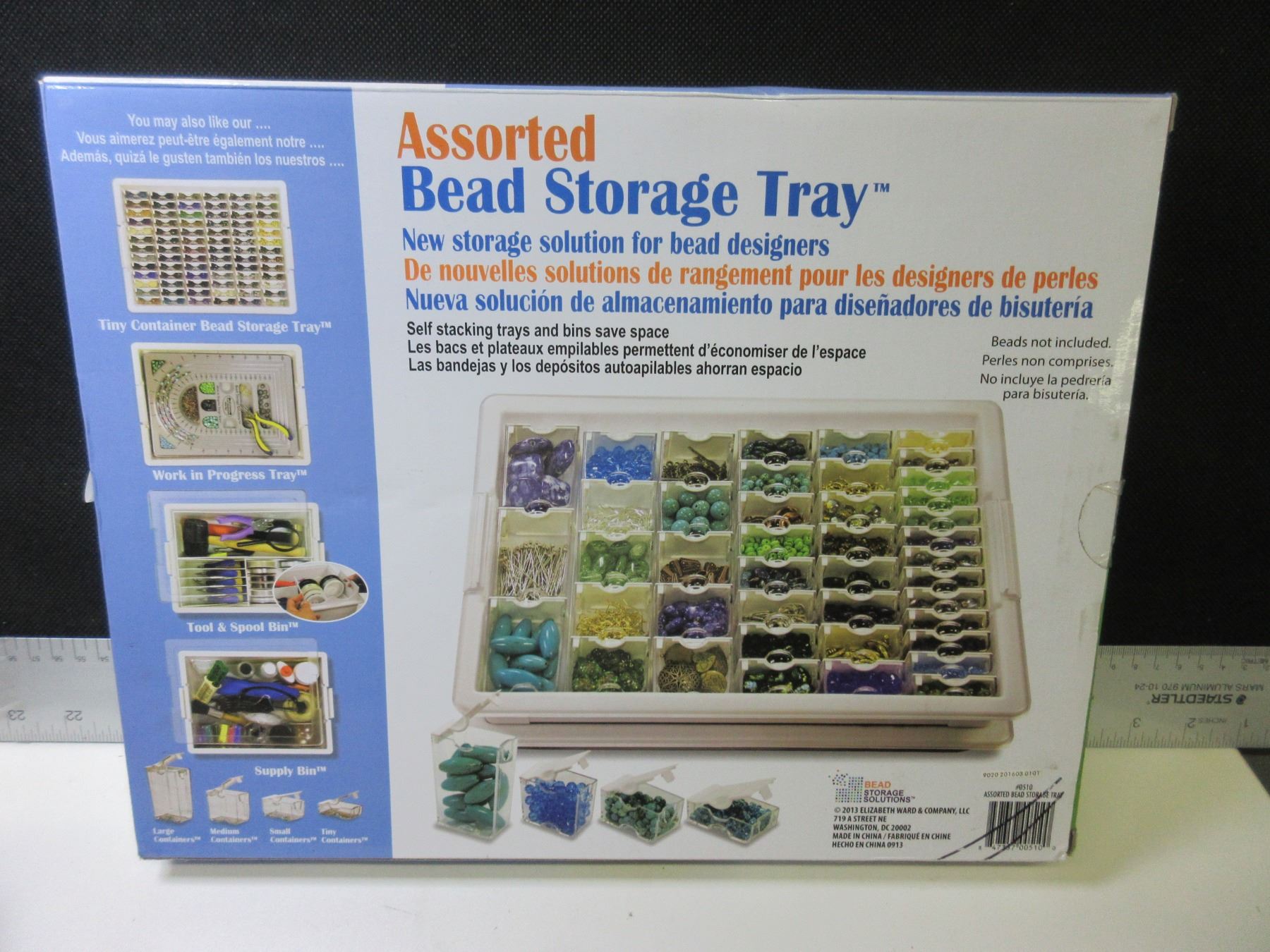 New Assorted Bead Storage Tray