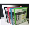 Image 1 : 4 New  2 pocket Portfolio Binders and 1 -  3 ring Binder