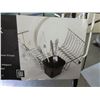 Image 3 : Bundle of New Kitchen Items / 2 Dishracks / coffee pot / tablecloth / strainer