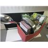 Image 1 : Box full of Houshold goods / Clock / Fan / Waterpic / Heat register/ wall spoon