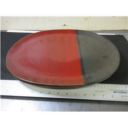 3 Stoneware Serving Platters / cheese crackers etc. dishwasher micro safe