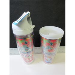 2 New 24 oz Tervis Cup and Water Bottle / keeps drinks hot & cold