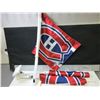 Image 1 : 3 New NHL Montreal Canadians Car Flags