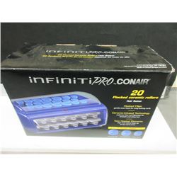 New Infiniti Pro 20 Flocked Ceramic Rollers Heated clips 3 roller sizes