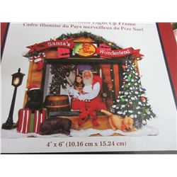 New Santa's Wonderland Light up Picture Frame for your Santa Picture