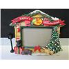 Image 2 : New Santa's Wonderland Light up Picture Frame for your Santa Picture