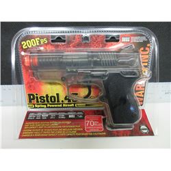 New Air Soft .45 Pistol high capacity Mag 70bb's / 200fps spring powered