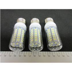 3 New 56 LED Cobb Lightbulbs save on your power / cool white