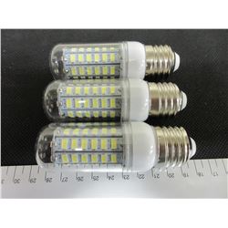 3 New 56 LED Cobb Lightbulbs save on your power / cool white