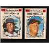 Image 1 : THE SPORTING NEWS BASEBALL CARD LOT (CAREW/ POWELL)