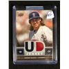Image 1 : UPPER DECK GAME JERSEY JOHNNY DAMON BASEBALL CARD