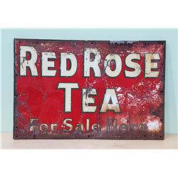 1940'S RED ROSE TEA TIN SIGN (FOR SALE HERE)