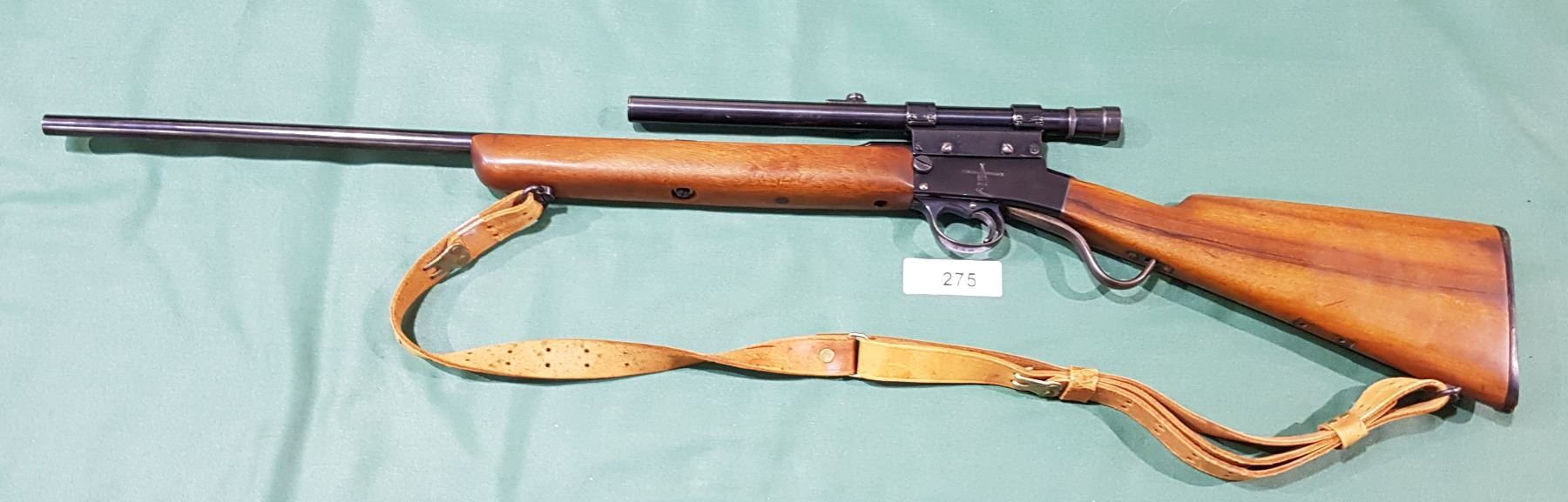 BSA HENRY MARTINI CADET 222REMINGTON FALLING BLOCK RIFLE W/SCOPE 7/10