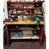 Image 1 : CUSTOM MADE SOLID ALDER RELOADING BENCH