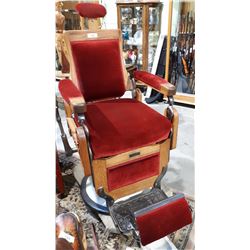 1908 THEO-A-KOCHS BARBER CHAIR (FULLY RESTORED)