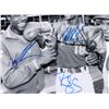 Image 2 : Mike Tyson, Doc Gooden & Darryl Strawberry Signed NY Legends 22x26 Framed Photo Display (JSA COA)