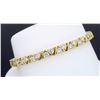 Image 6 : 14KT Yellow Gold 6.16ctw Diamond Bracelet