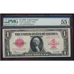 1923 $1 Legal Tender Note PMG 55EPQ