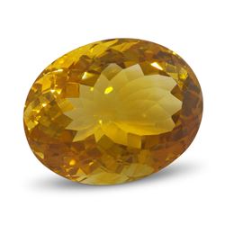 8.91ct Oval Citrine Gemstone