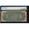 Image 2 : 1863 $10 Legal Tender Note PMG 8