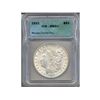 Image 1 : 1921 $1 Morgan Silver Dollar Coin ICG MS64
