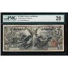 Image 1 : 1896 $5 Silver Certificate PMG VF20NET