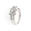 Image 1 : 18KT White Gold 0.86ctw Diamond Ring