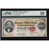 Image 1 : 1922 $100 Gold Certificate PMG 20