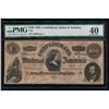 Image 1 : 1864 $100 Confederate States of America Note PMG 40