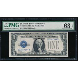 1928B $1 Silver Certificate PMG 63EPQ