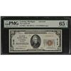 Image 1 : 1929 $20 National Bank of Lansing Michigan Note PMG 65EPQ