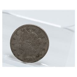 1886 Liberty Head V Nickel Coin
