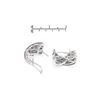 Image 2 : 14KT White Gold 0.78ctw Ruby and Diamond Earrings