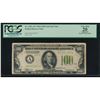 Image 1 : 1934 $100 Boston Federal Reserve Star Note PCGS 20