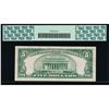 Image 2 : 1934C $5 Silver Certificate PCGS 65PPQ
