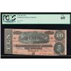 Image 1 : 1864 $10 Confederate States of America Note PCGS 60