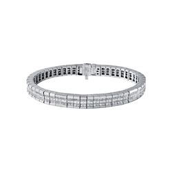 14KT White Gold 10.15ctw Diamond Bracelet