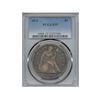 Image 1 : 1872 $1 Seated Dollar Coin PCGS F15