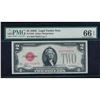 Image 1 : 1928C $2 Legal Tender Note PMG 66EPQ