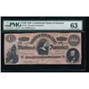 Image 1 : 1864 $100 Confederate States of America Note PMG 63